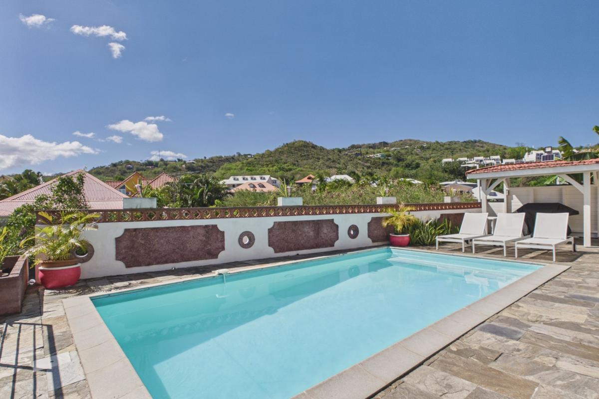 Location sainte luce 10 personnes 5 chambres -vue piscine 2